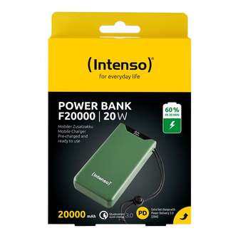 POWERBANK INTENSO F 20000mAh GREEN