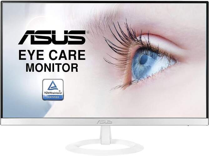 Monitor 27" Asus VZ279HE-W - Full HD 75Hz, IPS, 5ms, Eye Care, HDMI, Flicker Free, D-Sub