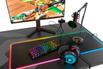 TECLADO KROM MINI GAMING KLUSTER RGB WIRELESS