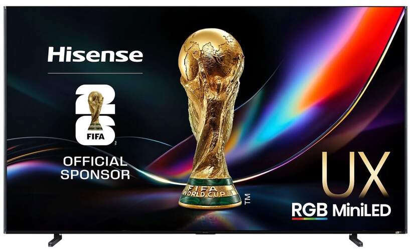 TV Hisense 116" RGB MiniLED 116UXQ - 4K Ultra HD, VIDAA U9 165 Hz, Altavoces 110W, HDR10+ Adaptive