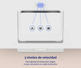 CAMPANA ARTICA AVERTIKA90CB 90CM C BLANCA