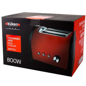 TOST. KUKEN 33778 800W 2R CORTO VINTAGE RED
