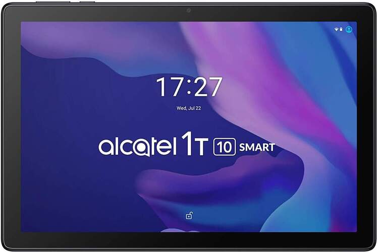 Tablet Alcatel 1T 10 Negra - 10" HD, QuadCore 1.3Ghz,  2/32GB, WiFi, 2/2Mpx, Android 10, 4080 mAh