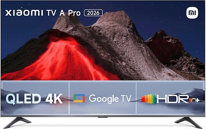 TV Xiaomi 65" QLED A Pro 2026 - 4K Ultra HD, Google TV, Dolby Atmos 10W, HDR10+