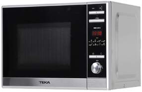 Microondas Teka MWE225G Inox - 700W + Grill, 20 L, 5 Potencias, Electr&oacute;nico, Temporizador, Inox