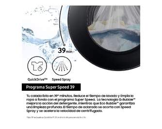 LVD. SAMSUNG WW11DB8B95GHU3 11K 1400R ATD ECB BCA