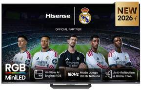 TV Hisense 85" RGB MiniLED 85UR8S - 4K Ultra HD, SmartTV 180 Hz, Dolby Vision 50W, HDR10+