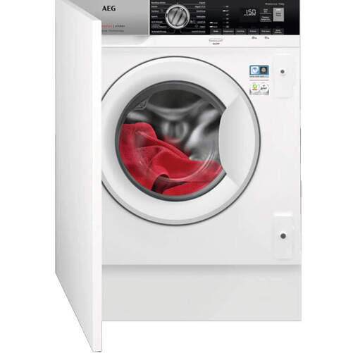 Lavadora Secadora AEG L7WEE741B1 - E,Lavado 7 kg, Secado 4 kg, Inverter, Integrable, Vapor, ProSense