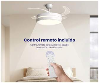VENTILADOR TECHO RET ARTICA AVTECHR72B BCO 72W
