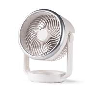 Ventilador de sobremesa Cristal Split Blanco - Bater&iacute;a 3600mAh, Duraci&oacute;n aprox. 3h, 4 velocidades