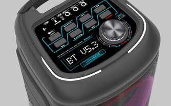 ALTAVOZ TROLLEY AIWA KBTUS480 KARAOKE RGB BT 5.1