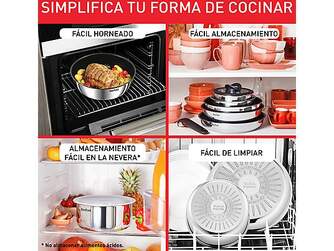 LOTE SARTENES TEFAL L881S INGENIO 22/26 CAZO MANGO