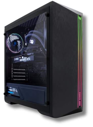 Ordenador sobremesa Deep Gaming A2007 - Intel i7-12700F, 32 GB RAM, 1 TB SSD NVMe, RTX3050