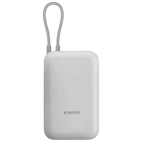 Powerbank Xiaomi BHR9738GL - 20000 mAh, Cable integrado, Entrada USB C y USB A, 22.5W