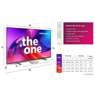 TV PHILIPS 55%%%quot; 55PUS8558 UHD GOOGLETV AMBILIGHT P5