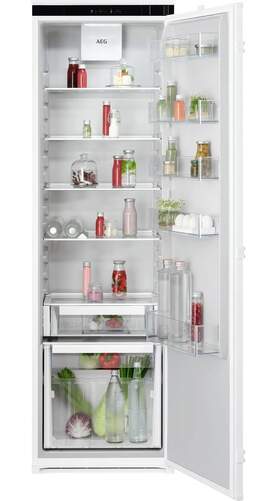 Frigorífico Combi Integrable AEG TK6DS181ES - 1 Puerta, Cíclico, 310 L, Botellero, Clase E, Blanco