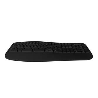 TECLADO PHOENIX K201 ERGONOMICO INALAMBRICO NEGRO