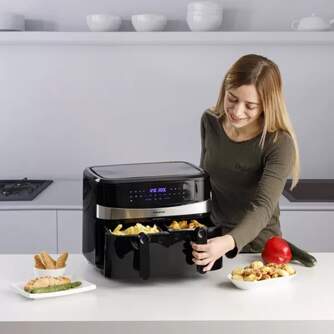 FREIDORA AIRE TAURUS DIGITAL DUO 4,5X2 9L SINCRO  