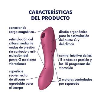 SATISFYER CURVY TRINITY 3 RED