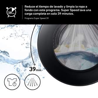 LVD. SAMSUNG WW90DB7U94GBU3 9K 1400RPM ECB NEGRO