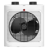 Calefactor Taurus Tropicano 21 - 2400 W, 2 Intensidades, Modo ECO, IP21, Antivuelco, Blanco