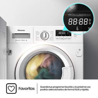 LVD. HISENSE WF3M841BWIES 8K INTEGRABLE