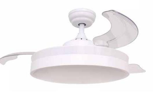 Ventilador Techo FM VT-Senza - Motor DC, Aspas Plegables 107cm, Mando, Temporizador