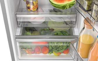 FRICOM. BOSCH KGN39LBCF 203x60 NF CRISTAL NEGRO