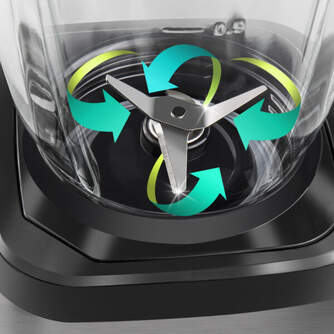 BATID. VASO KUKEN 33971 1000W 1,5L CRISTAL VERDE