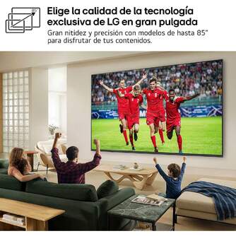 TV LG 65%%%quot; 65QNED81B6A UHD QNED EVO MINILED A7 W26
