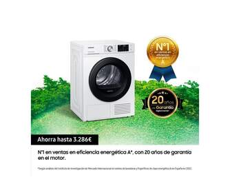 SECADORA SAMSUNG DV90BBA245AW/EC 9K BC BCA DSP