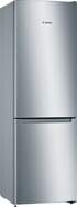 Frigor&iacute;fico Combi Bosch KGN36NLEA - 305 L, Clase E, No Frost, 186x60cm, Multiairflow, Antihuellas
