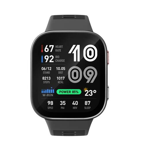 Smartwatch Amazfit Bip Max Silver - Pantalla 2,07", 4GB Capacidad, 20 d&iacute;as autonom&iacute;a, 3000 nits