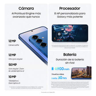 SMARTPHONE SAMSUNG S25  12/512 6,7%%%quot; AZUL