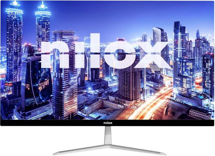 Monitor Nilox 24" NXM24FHD01 - Conexión HDMI/VGA, Tiempo Respuesta 4 MS