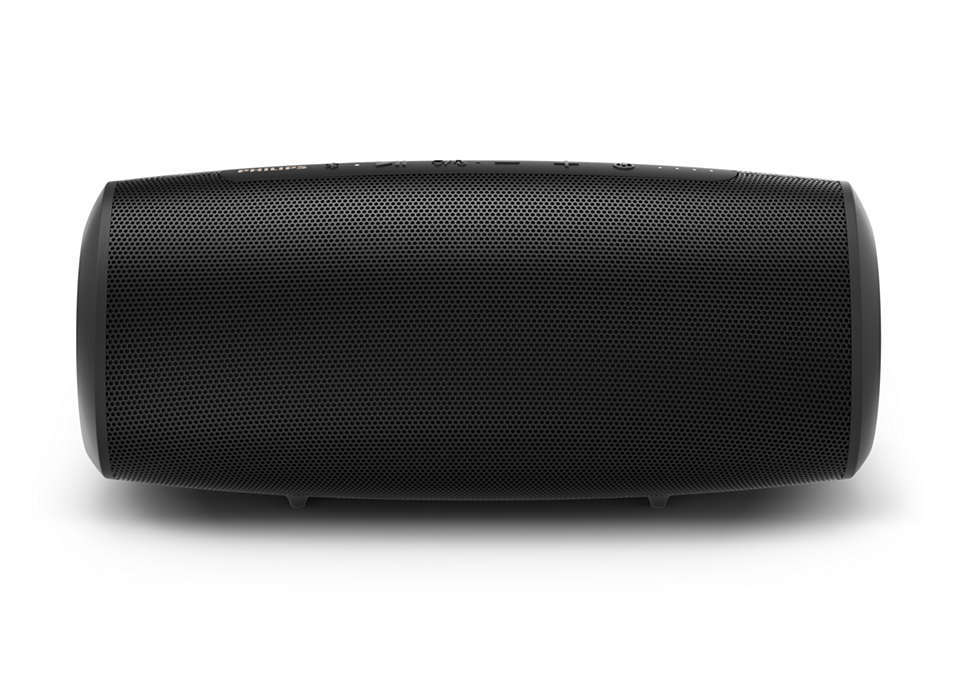 Altavoz Philips Tas6305 negro s630500 bluetooth con de batería externa 5.0 impermeable 20 horas autonomíausb luces led multicolor color 2020202 tas630500 20w 20h