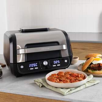 FREIDORA AIRE CECOTEC 8000 PRO 1700W 2RES 4950 8L