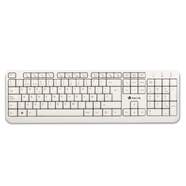 Teclado NGS Keyboard Spike Blanco - Cable USB, QWERTY, 105 teclas