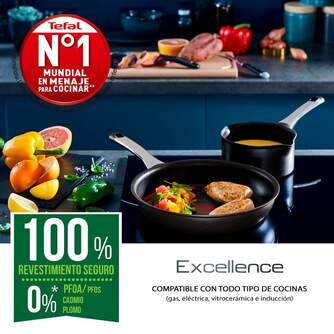 SARTEN TEFAL EXCELLENCE 30CM INDUCCION