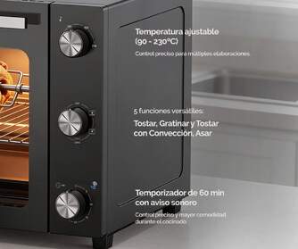 HORNO SOBREMESA ARTICA FLOWBAKE58 2000W 58L