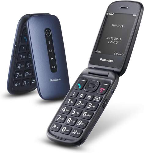 Teléfono Móvil Panasonic KXTU550EXC - Azul, Red 4G