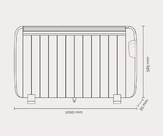 EMISOR SECO ARTICA AETS1800 1800W LCD WIFI