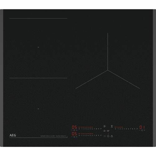 Placa Inducción AEG TI631Q30FB SenseBoil&Fry - 7350 W, 3 Zonas, Táctil, Negro