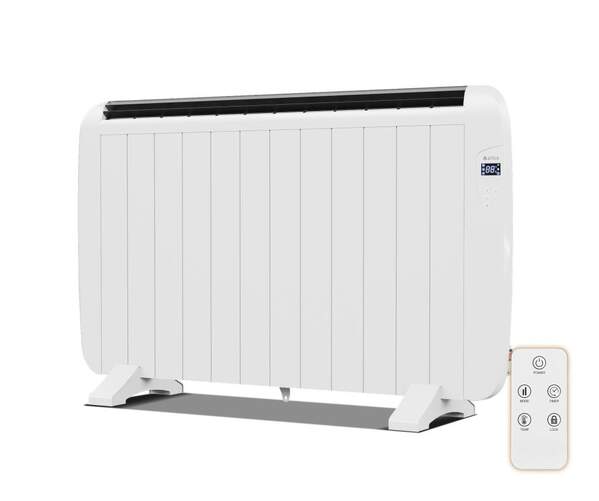 Emisor T&eacute;rmico seco Artica AETS1800- 1800 W, 12 Elementos, LCD display, Control remoto, WiFi