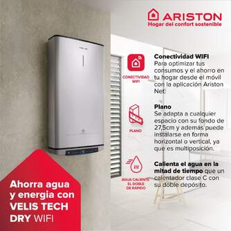 TERMO ARISTON VELIS TECH DRY WIFI 50 3100924