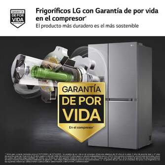 FRI. LG GSLV71PZTD 179x91 635L INOX DISP S/TOMA
