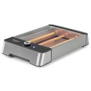 Tostador Orbegozo TO2030 - 1000 W, Plano, 6 Temperaturas, Inox