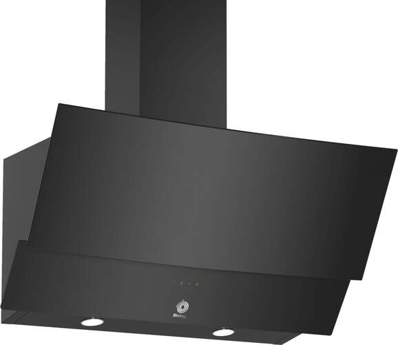 Campana Decorativa Balay 3BC585GN Negra - 80cm, Extracción máx 629m3/h, 3 Intensidades, Táctil, LED