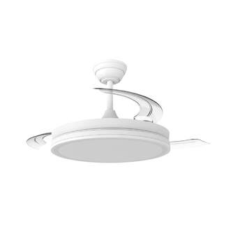 VENTILADOR TECHO CRISTAL NIGHT EVO RETRAC 30W APP