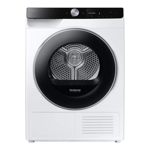 Secadora Bomba de Calor Samsung DV90DG6845LKU3 - 9 kg, Clase A, 64 dB, 14 Programas, Blanco